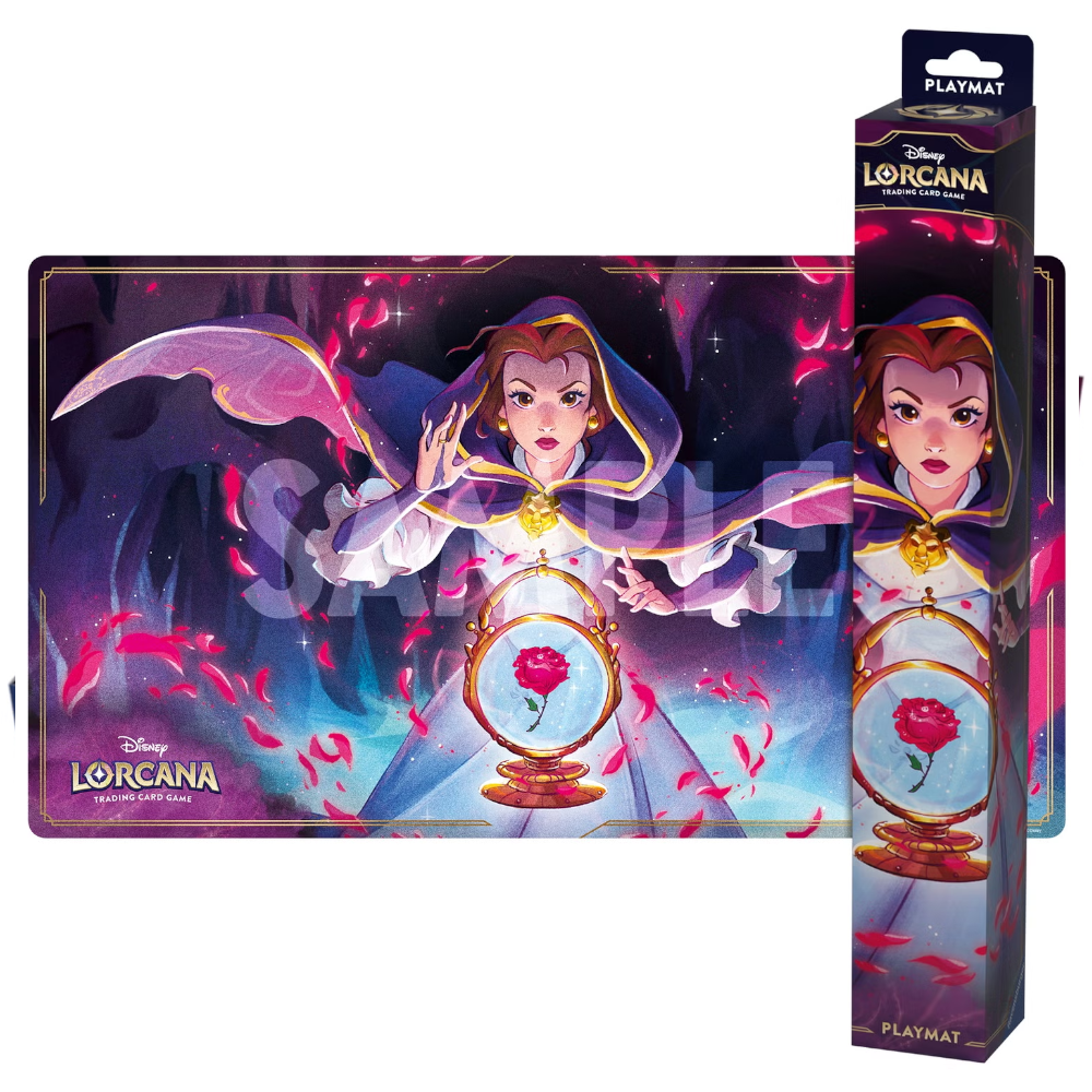 DISNEY LORCANA TRADING CARD GAME BELLE NEOPRENE PLAY MAT WEG Digital Ltd DISNEY LORCANA TRADING CARD GAME BELLE NEOPRENE PLAY MAT WEG Digital Ltd