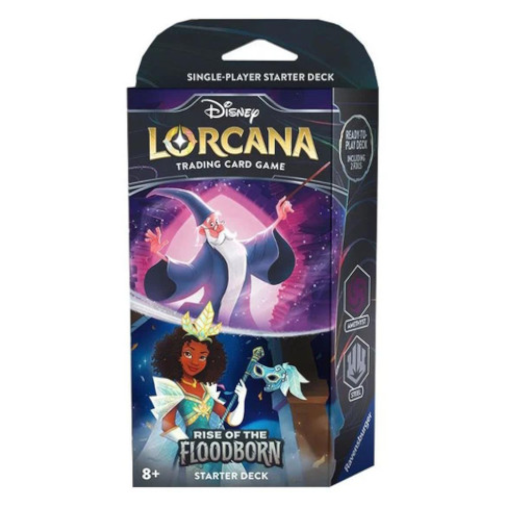 Lorcana Rise of the Floodborn : Tiana and Merlin Starter Deck Lorcana Rise of the Floodborn : Tiana and Merlin Starter Deck