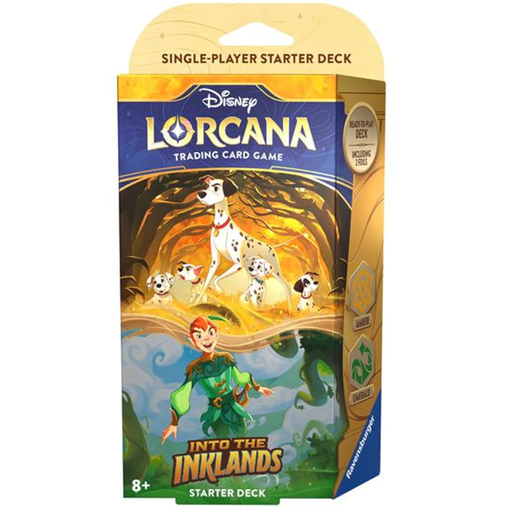 Lorcana Into the Inklands : Starter Deck: Pongo and Peter Pan *PREORDER*