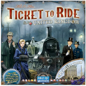 Ticket to Ride Map Collection 5: United Kingdom & Pennsylvania
